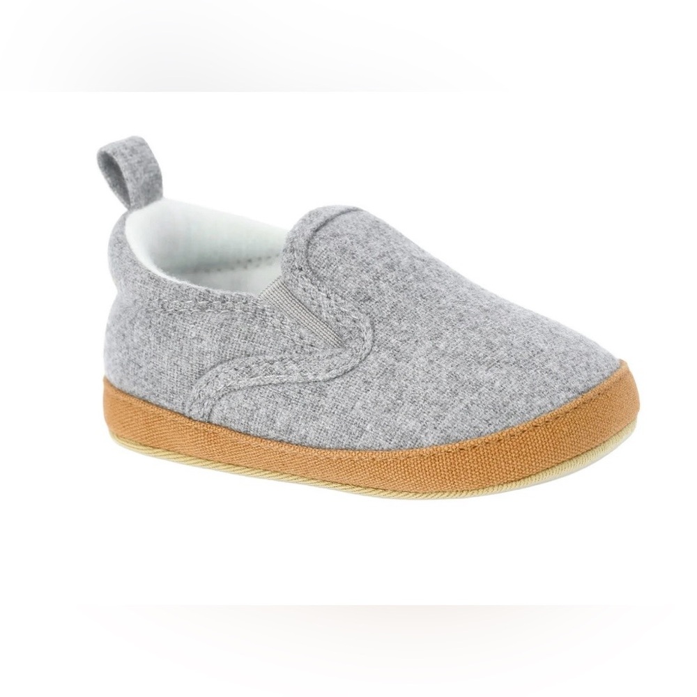 Carters Child Of Mine Gray Baby Boy Slip On Shoe